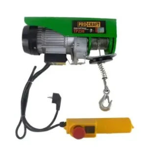 Ultima șansă Troliu electric palan Procraft TP250, 510W, cu kit montare Greutate 250kg