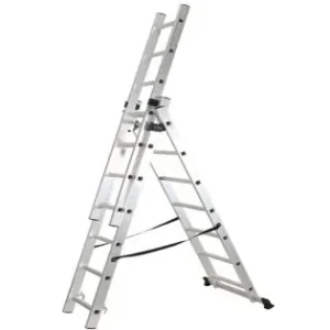 Cel mai vândut Scara multifunctionala 3x7 din aluminiu ROTOR KME307
