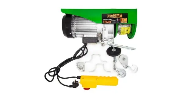 Scripete electric PROCRAFT TP600, 1200 W, 600 Kg Retur ușor