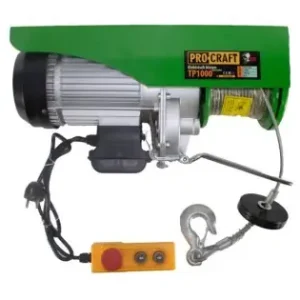 Troliu electric palan Procraft TP1000, 1600W, cu kit montare Greutate 1000kg Cel mai bun preț
