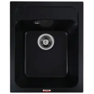 Chilipir Chiuveta de bucătărie Elefant Premium Korrado , Negru metalic 497x398 mm