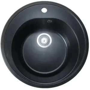 Chiuveta de bucătărie Elefant Premium Luna, Negru metalic , 510 mm Premium