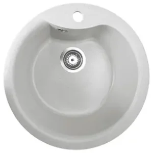 Chiuveta de bucătărie Elefant Premium Turas 480 , Alb 482 mm Premium