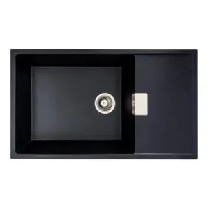 Chiuveta de bucatarie Elefant Premium Diamond Negru metalic, 856x500mm Preferatul clienților