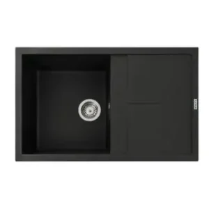 Chiuveta de bucatarie Elefant Premium Selena Negru 785x495mm Transport gratuit