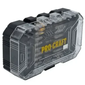 Set biti PROCRAFT BS-37 , 37 piese , biti , adaptoare priza ,chei cu piulita Livrare rapidă