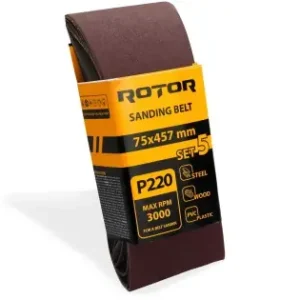 Banda de slefuit ROTOR P220 75*457 set 5 Reducere extra
