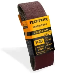 Banda de slefuit ROTOR P40 75*533 set 5 Ieftin
