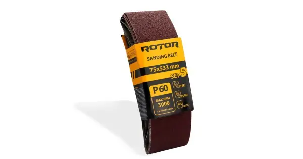 Ieftin Banda de slefuit ROTOR P60 75*533 set 5