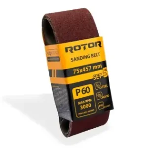 Cel mai bun preț Banda de slefuit ROTOR P60 75*457 set 5