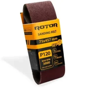 Banda de slefuit ROTOR P120 75*457 set 5 Transport gratuit