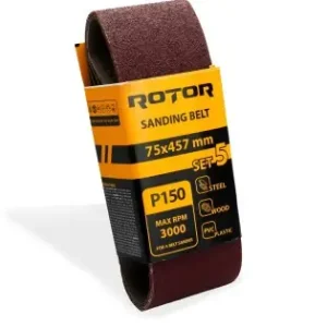 Chilipir Banda de slefuit ROTOR P150 75*457 set 5