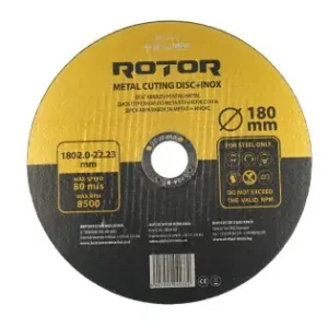 Reducere de preț Disc abraziv pentru metal+inox ROTOR 180*2,0*22,23