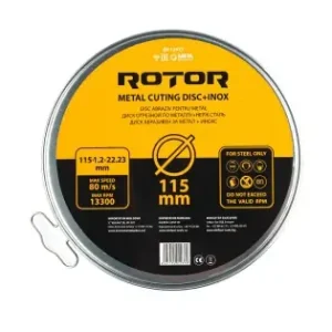 Disc abraziv pentru metal+inox ROTOR 115*1,2*22,23 set 10 Ofertă de sezon
