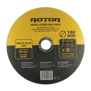 Disc abraziv pentru metal+inox ROTOR 180*1,6*22,23 Reducere extra
