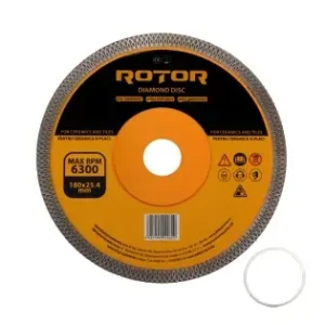 Disc diamantat pentru ceramica ultra subtire ROTOR 180*25,4 Lichidare de stoc
