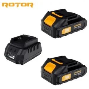 Set incarcator 20V cu acumulator 20V/2Ah RCB-20V ROTOR Cel mai bun preț