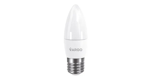 Bec Led C37, 7W, E27, 4000 K lumina neutra, 665 Lm V-110525 VARGO Livrare gratuită