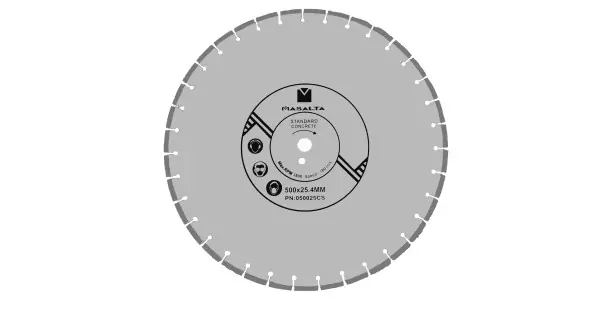 Masalta Disc diamantat beton 115mm Plată securizată