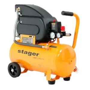 Stager Air 20D24 compresor aer, 24L, 8bar, 200L/min, monofazat, angrenare directa Promoție