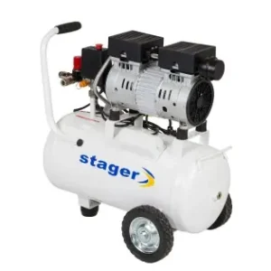 Stager HM24JW-0.55 compresor aer, 24L, 8bar, 110L/min, monofazat, angrenare directa, silentios Super ofertă