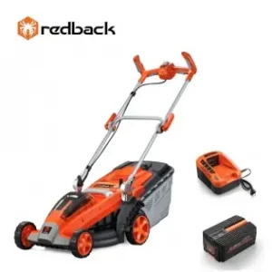 Redback Pachet E137C+EP40+EC20 Masina de tuns gazonul 370mm, acumulator 40V/4Ah, incarcator 40V/2A Disponibil imediat
