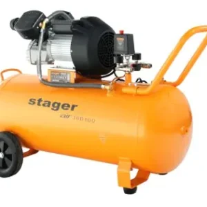 Ultima șansă Stager Air 36D100 compresor aer, 100L, 10bar, 356L/min, monofazat, angrenare directa