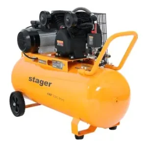 Ultima șansă Stager Air 32C100 compresor aer, 100L, 10bar, 324L/min, monofazat, angrenare curea