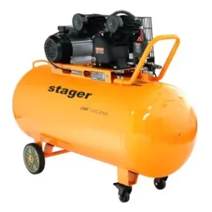 Stager Air 32C250 compresor aer, 250L, 10bar, 324L/min, monofazat, angrenare curea Retur gratuit