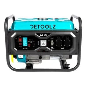Reducere specială Generator Detoolz 2.5kW 2 prize 230V benzina, 4T, pornire manuala 15L fara roti G01