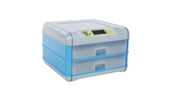 Incubator electric Micul Fermier capacitate 128 oua, 2 etaje, alimentare 220V/12V Plată securizată