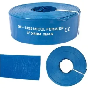 Doar azi Furtun apa refulare Flat PVC 3'' 50 M