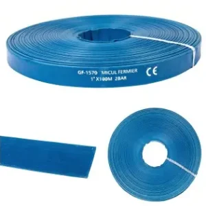 Furtun apa refulare Flat PVC 1'' 100m Mai ieftin