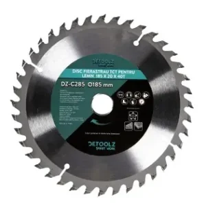 Disc fierastrau TCT pentru lemn 185x20x40T Preț redus