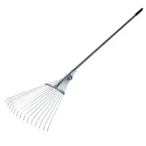 Grebla metalica reglabila pentru frunze, cu coada Popular