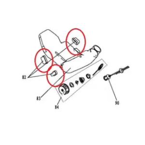 Amortizor RURIS PSASE45-2-48, pentru motocoasa Ruris Expert 45 Reducere extra