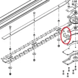 Suport transmisie RURIS PS335-4-40, pentru motocositoarea Ruris DAC 335 Reducere extra