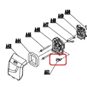 Bestseller Clapeta soc RURIS PS441-2-59, pentru motocositoarea Ruris 441