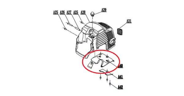 Placa ghidaj RURIS PS430c-1-40, pentru motocositoarea Ruris 430C Cel mai vândut