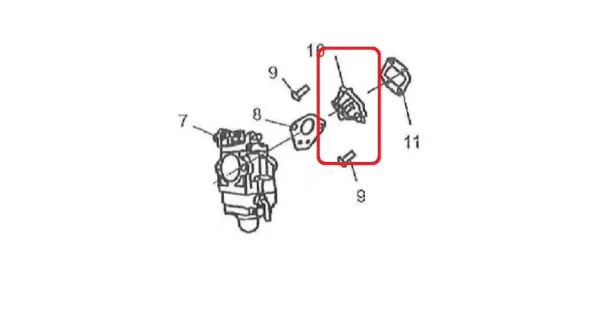 Ruris DAC 210Izolator RURIS PS210-2-10, pentru motocositoarea Ruris DAC 210 Noutate