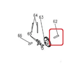 Ax RURIS PS731c-1-62, pentru motocoasa Ruris 731c Reducere extra