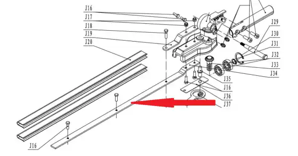 Placa ghidaj RURIS PS335-4-34, pentru motocositoarea Ruris DAC 335 Ofertă specială