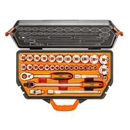Calitate înaltă Trusa chei tubulare 1/2" 33 buc 08-618 Neo Tools