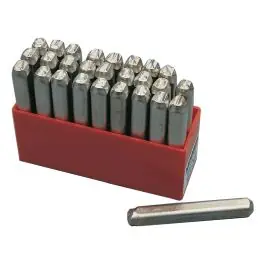 Trusa poansoane litere 2.5 mm KEN5606410K Kennedy Tools Expediere rapidă
