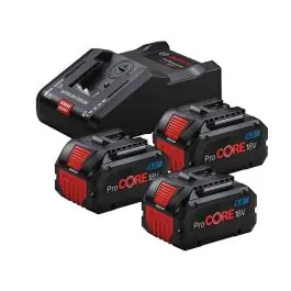 Ofertă de sezon Set 3 acumulatori si incarcator 18V 8Ah Li-Ion 0615A5004Y Bosch