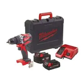 Masina gaurit si insurubat cu 2 acumulatori 18V 4Ah M18 CBLPD-422C Milwaukee Preț promoțional