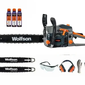 Drujba pe benzina WOLFSON STX-620, 3.5CP, 58CC Cadou Ochelari + Manusi + Casti + 3 Ulei 0.1L Reducere de preț