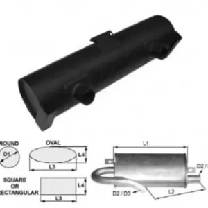 Toba de esapament rotunda 705 mm 139TA1529 pentru stivuitoare Jungheinrich Ofertă