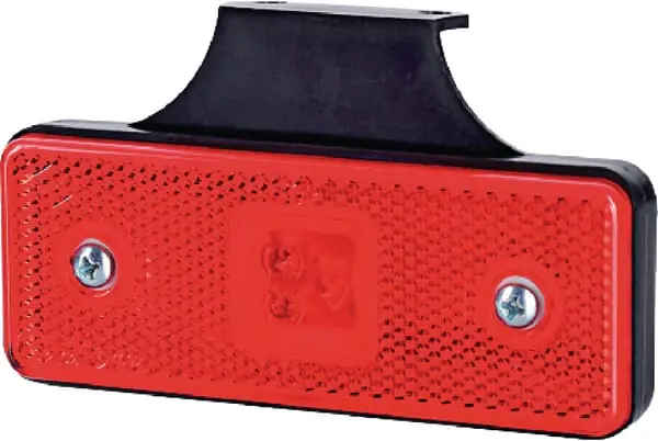 Super ofertă Marker light LED, 0.4/0.7W, rectangular, 12/24V, red, 112x45x17mm, 3 LED’s, gopart