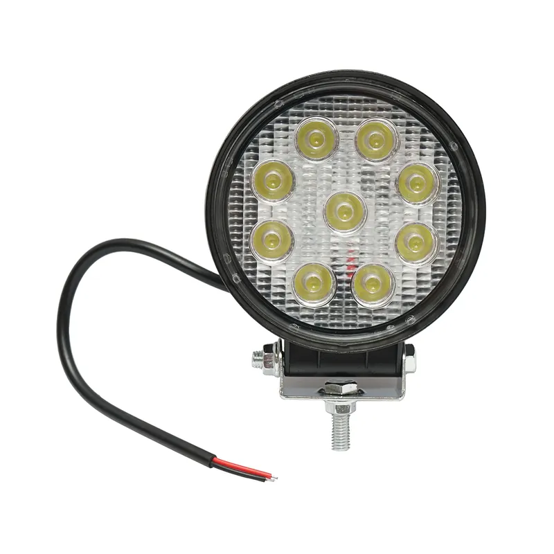 Lampa cu 9 LED-uri 10-60V 27W unghi radiere 60 de grade tip flood 6000K 107x107x51mm IP67 Breckner Germany Bestseller